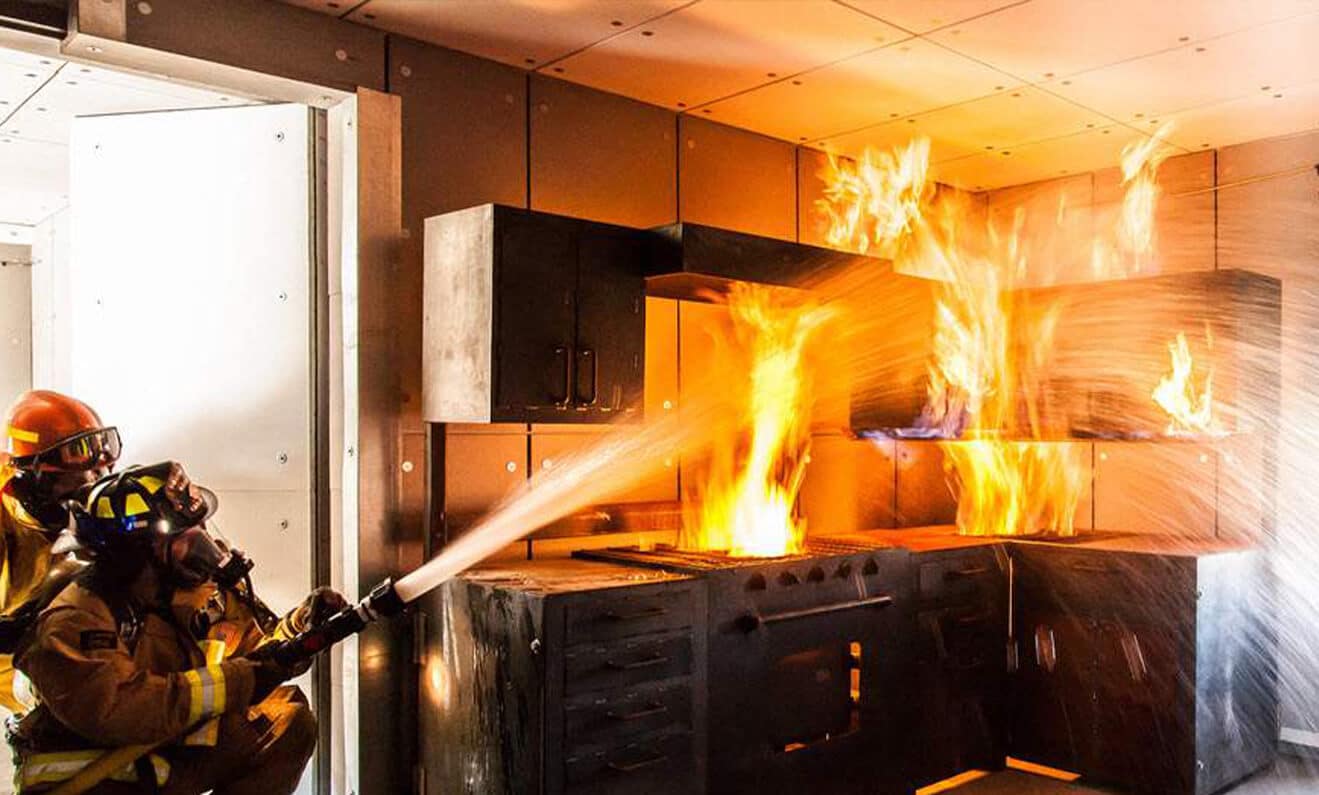 Fire Damage restoration after home fire in the picture.